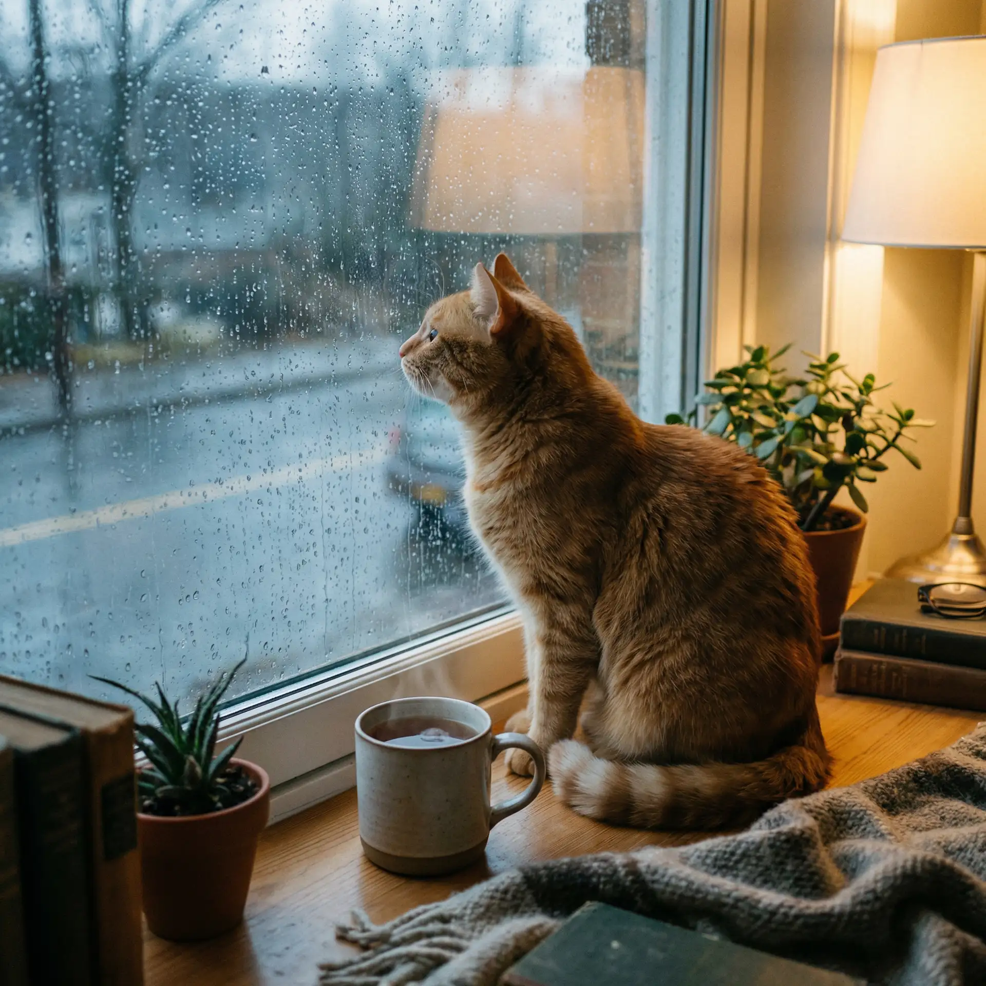猫咪望着窗外的雨 - 下厨房 txl金银花笔趣阁
